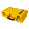 Pelican 1555 Air Case, Yellow with OD Green Handle & Latches ColorCase