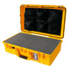 Pelican 1555 Air Case, Yellow Pick & Pluck Foam with Mesh Lid Organizer ColorCase 015550-0101-240-240