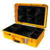 Pelican 1555 Air Case, Yellow TrekPak Divider System with Mesh Lid Organizer ColorCase 015550-0120-240-240