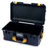 Pelican 1556 Air Case, Black with Yellow Handles & Latches None (Case Only) ColorCase 015560-0000-110-240