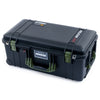 Pelican 1556 Air Case, Black with OD Green Handles & Latches ColorCase
