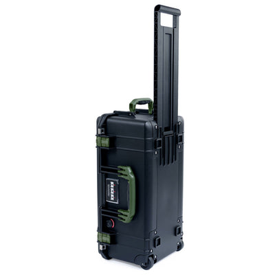 Pelican 1556 Air Case, Black with OD Green Handles & Latches ColorCase