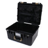 Pelican 1557 Air Case, Black with Desert Tan Handle & Latches Mesh Lid Organizer Only ColorCase 015570-0100-110-310