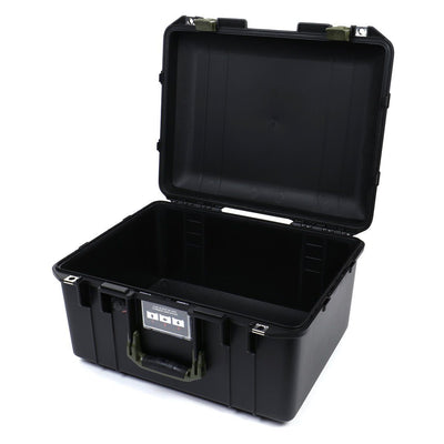 Pelican 1557 Air Case, Black with OD Green Handle & Latches None (Case Only) ColorCase 015570-0000-110-130