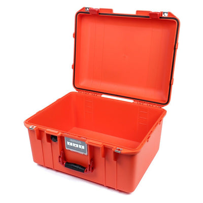 Pelican 1557 Air Case, Orange with Red Handle & Latches None (Case Only) ColorCase 015570-0000-150-320