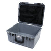 Pelican 1557 Air Case, Silver with Black Handle & Latches Mesh Lid Organizer Only ColorCase 015570-0100-180-110