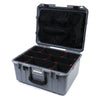 Pelican 1557 Air Case, Silver with Black Handle & Latches TrekPak Divider System with Mesh Lid Organizer ColorCase 015570-0120-180-110