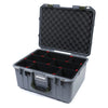 Pelican 1557 Air Case, Silver with OD Green Handle & Latches TrekPak Divider System with Convolute Lid Foam ColorCase 015570-0020-180-130