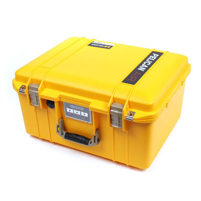 Pelican 1557 Air Case, Yellow with Desert Tan Handle & Latches ColorCase
