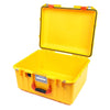 Pelican 1557 Air Case, Yellow with Orange Handle & Latches None (Case Only) ColorCase 015570-0000-240-150