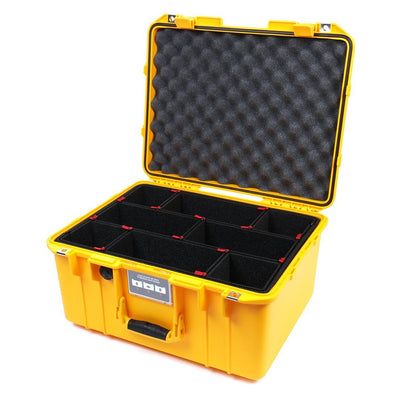 Pelican 1557 Air Case, Yellow TrekPak Divider System with Convolute Lid Foam ColorCase 015570-0020-240-240