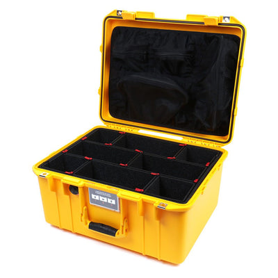 Pelican 1557 Air Case, Yellow TrekPak Divider System with Mesh Lid Organizer ColorCase 015570-0120-240-240