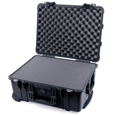 Pelican 1560 Case, Black Pick & Pluck Foam with Convolute Lid Foam ColorCase 015600-0001-110-110