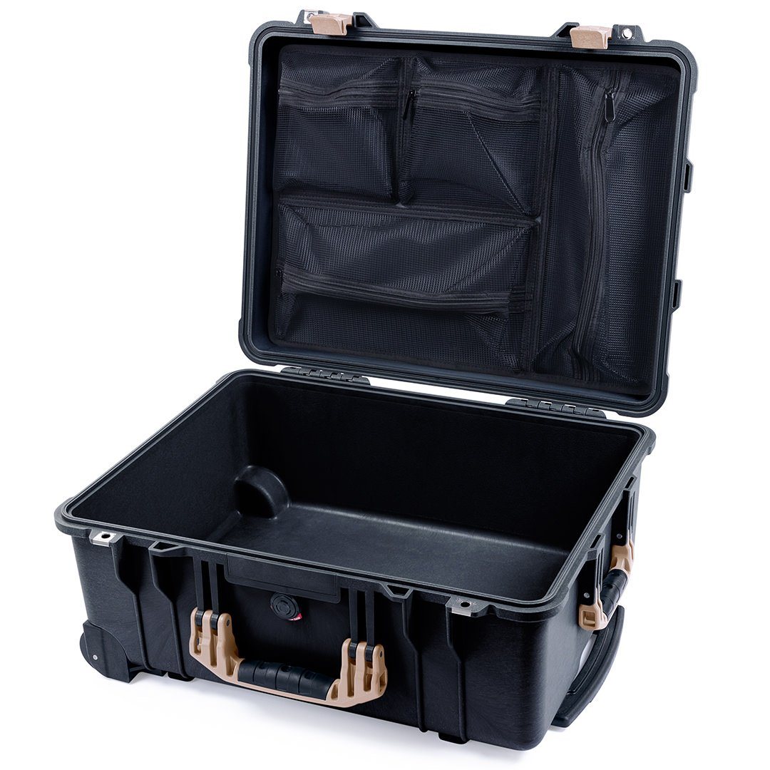 Pelican 1560 Black-Desert Tan: Durable & Chic