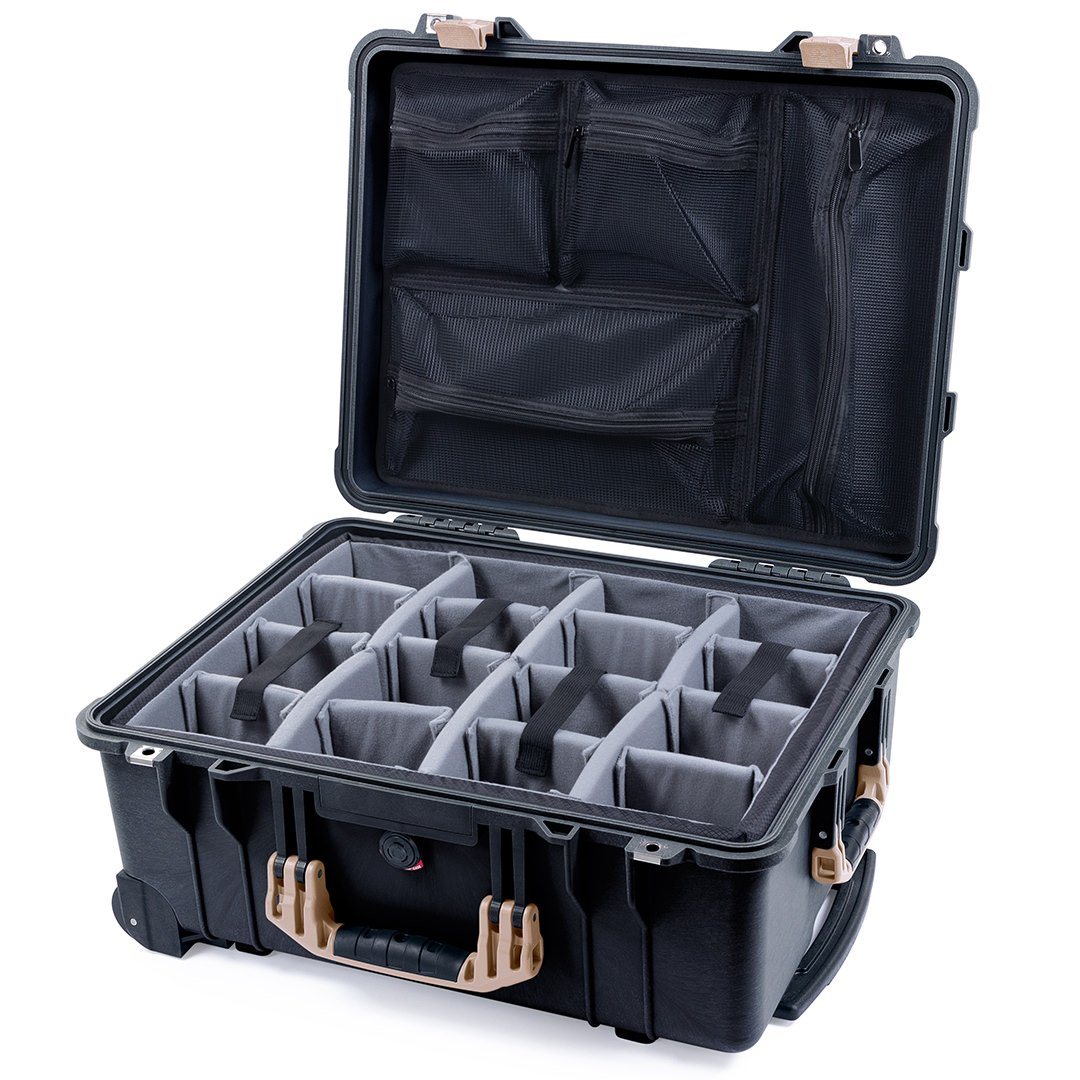 ペリカン　1560 case Pelican 1560 Black-Desert Tan: Durable & Chic