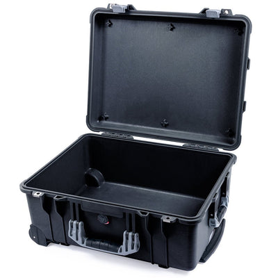 Pelican 1560 Case, Black with Silver Handles & Latches None (Case Only) ColorCase 015600-0000-110-180