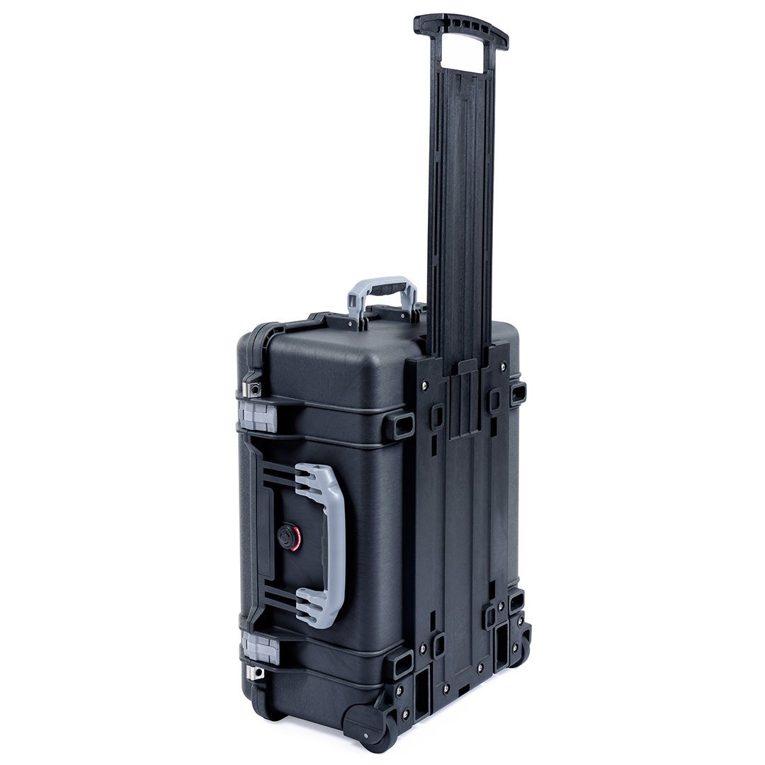 Pelican 1560 Case, Black with Silver Handles &amp; Latches ColorCase 