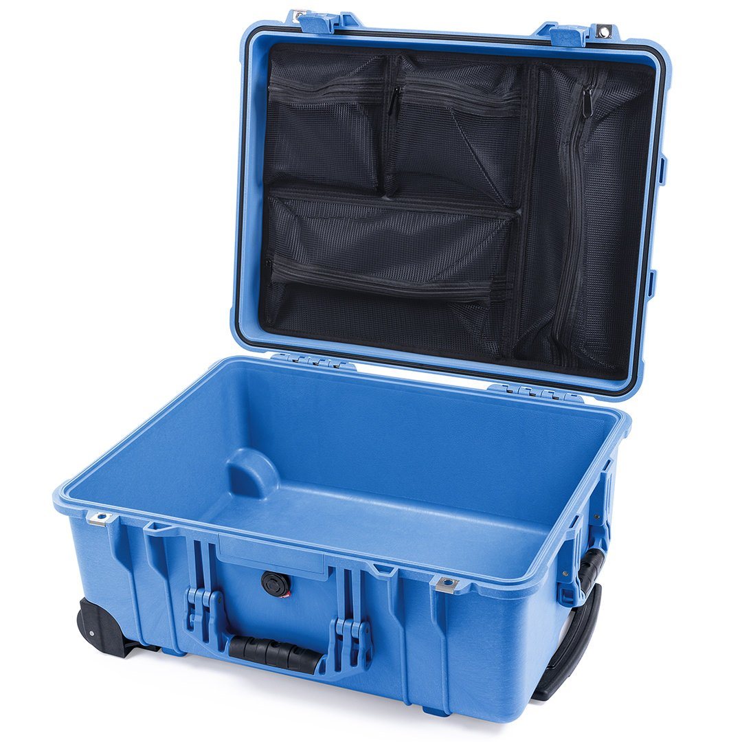 Pelican 1560 Case, Blue Mesh Lid Organizer Only ColorCase 015600-0100-120-120