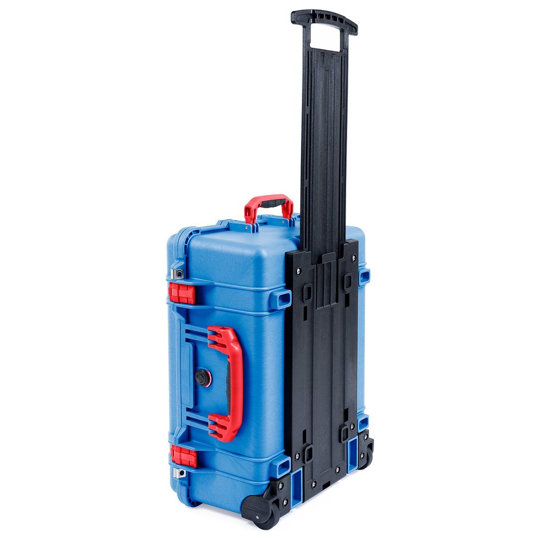 Pelican 1560 Case, Blue with Red Handles & Latches ColorCase