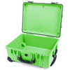 Pelican 1560 Case, Lime Green with OD Green Handles & Latches None (Case Only) ColorCase 015600-0000-300-130
