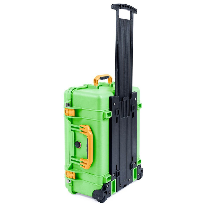 Pelican 1560 Case, Lime Green with Yellow Handles & Latches ColorCase 