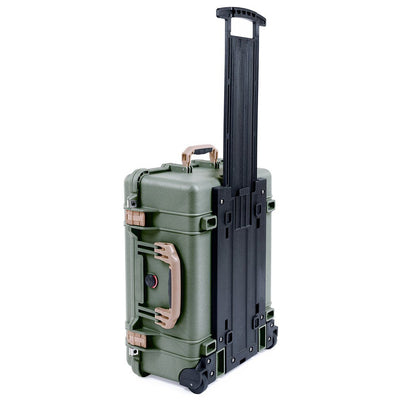 Pelican 1560 Case, OD Green with Desert Tan Handles & Latches ColorCase