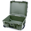 Pelican 1560 Case, OD Green None (Case Only) ColorCase 015600-0000-130-130