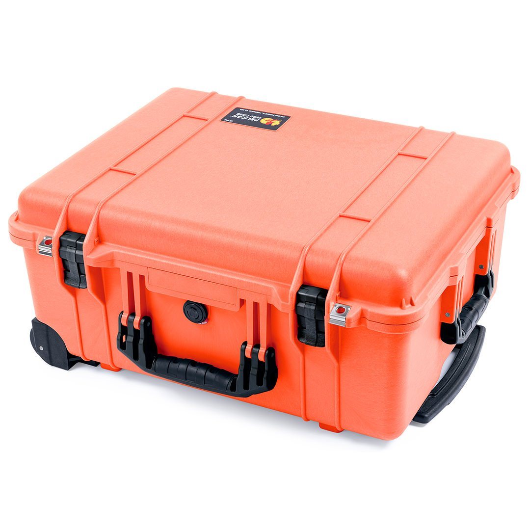 Pelican 1560 Case, Orange with Black Handles &amp; Latches ColorCase 
