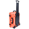 Pelican 1560 Case, Orange with Black Handles & Latches ColorCase