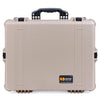 Pelican 1600 Case, Desert Tan with Black Handle & Latches ColorCase