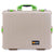 Pelican 1600 Case, Desert Tan with Lime Green Handle & Latches ColorCase 