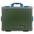 Pelican 1600 Case, OD Green with Blue Handle & Latches ColorCase 