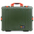 Pelican 1600 Case, OD Green with Orange Handle & Latches ColorCase 