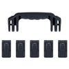 Pelican 1605 Air Replacement Handle & Latches, Black, Push-Button (Set of 1 Handle, 5 Latches) ColorCase