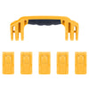 Pelican 1605 Air Replacement Handle & Latches, Yellow, Push-Button (Set of 1 Handle, 5 Latches) ColorCase