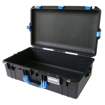 Pelican 1605 Air Case, Black with Blue Handle & Latches None (Case Only) ColorCase 016050-0000-110-120