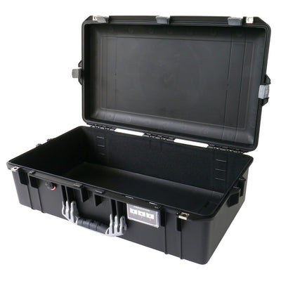 Pelican 1605 Air Case, Black with Silver Handle & Latches None (Case Only) ColorCase 016050-0000-110-180