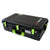 Pelican 1605 Air Case, Black with Lime Green Handle & Latches ColorCase 