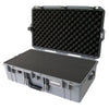 Pelican 1605 Air Case, Silver Pick & Pluck Foam with Convolute Lid Foam ColorCase 016050-0001-180-180