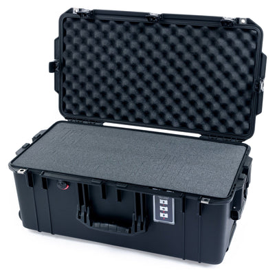 Pelican 1606 Air Case, Black with Press & Pull™ Latches Pick & Pluck Foam with Convolute Lid Foam ColorCase 016060-0001-110-110