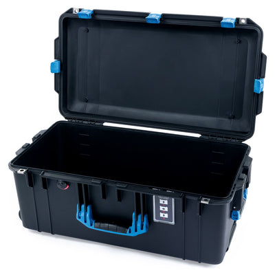 Pelican 1606 Air Case, Black with Blue Handles & Latches None (Case Only) ColorCase 016060-0000-110-120