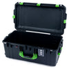Pelican 1606 Air Case, Black with Lime Green Handles & Latches None (Case Only) ColorCase 016060-0000-110-300