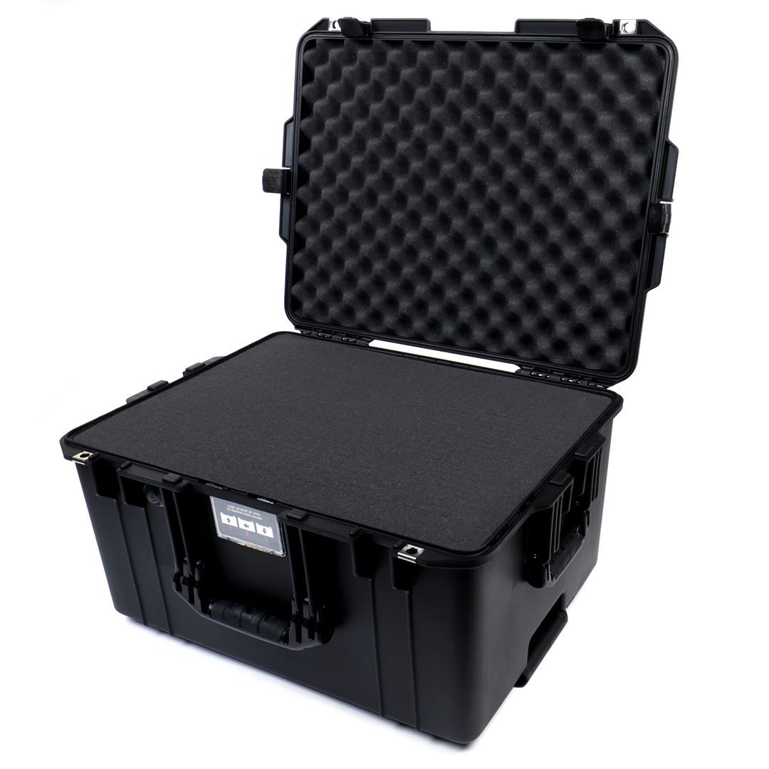 Pelican 1607 Air Case, Black Pick &amp; Pluck Foam with Convolute Lid Foam ColorCase 016070-0001-110-110