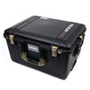 Pelican 1607 Air Case, Black with Desert Tan Handles & Latches ColorCase