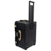 Pelican 1607 Air Case, Black with Desert Tan Handles & Latches ColorCase