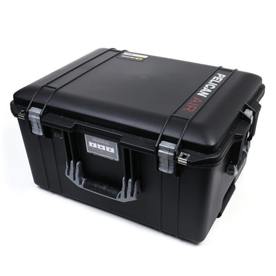 Pelican 1607 Air Case, Black with Silver Handles & Latches ColorCase