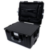 Pelican 1607 Air Case, Black with Silver Handles & Latches Pick & Pluck Foam with Computer Pouch ColorCase 016070-0201-110-180