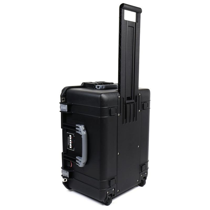 Pelican 1607 Air Case, Black with Silver Handles & Latches ColorCase 