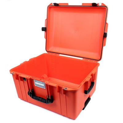 Pelican 1607 Air Case, Orange with Black Handles & Latches None (Case Only) ColorCase 016070-0000-150-110