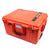 Pelican 1607 Air Case, Orange with Red Handles & Latches ColorCase 